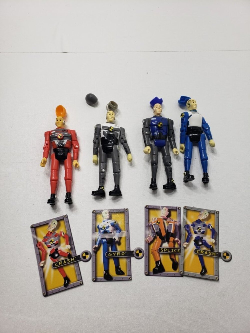 Mattel Hot Wheels Incredible Crash Dummies Action Figures Accessories Lot